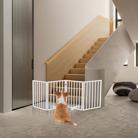 The Wooden Dog Fence White