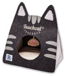 Touchcat Travel on-the-Go Collapsible Folding Cat Pet Bed House with Toy