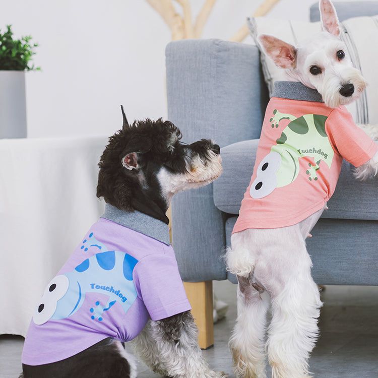 Touchdog Caribbean Style Dog Polo T-Shirt