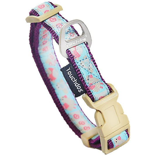 Touchdog Tough Stitched Embroidered Collar and Leash
