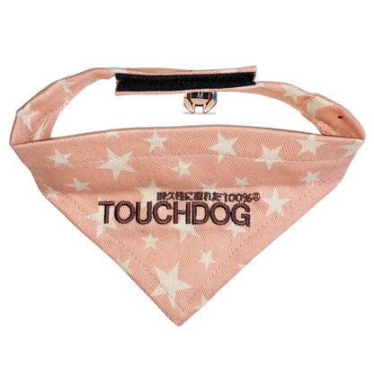 Touchdog Star Patterned Fashionable Velcro Bandana