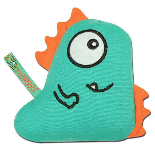 Touchdog Cartoon Shoe-Faced Monster Plush Dog Toy