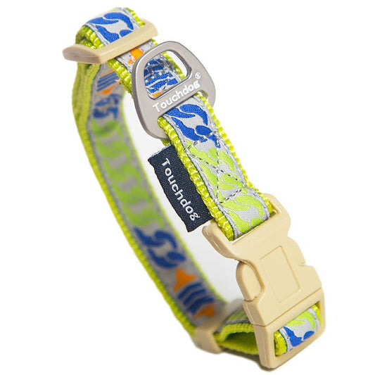 Touchdog Tough Stitched Embroidered Collar and Leash