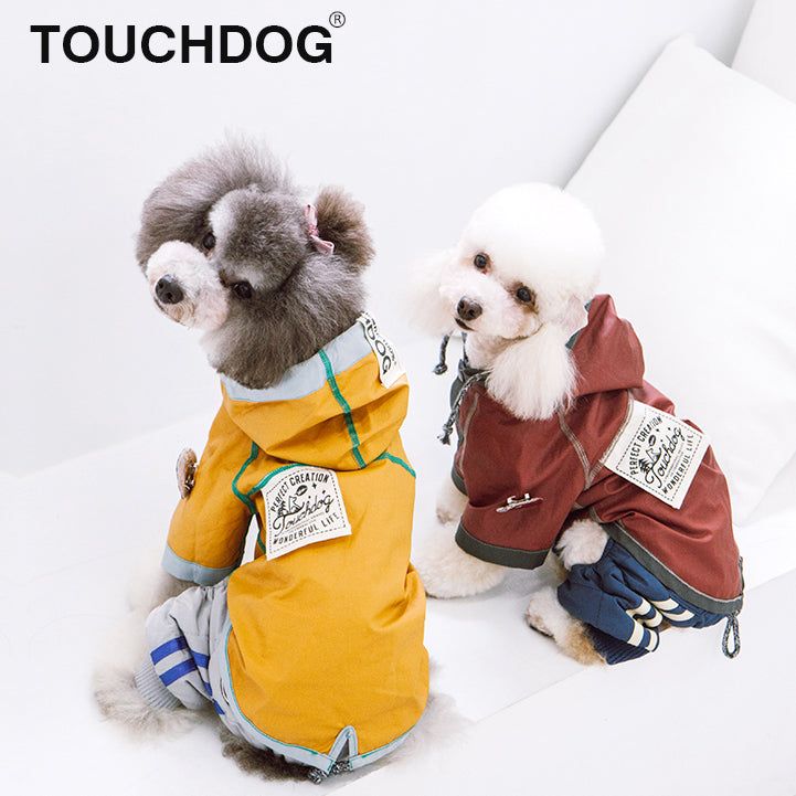 Waterproof Reversible Dog Raincoat