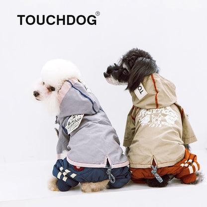 Waterproof Reversible Dog Raincoat
