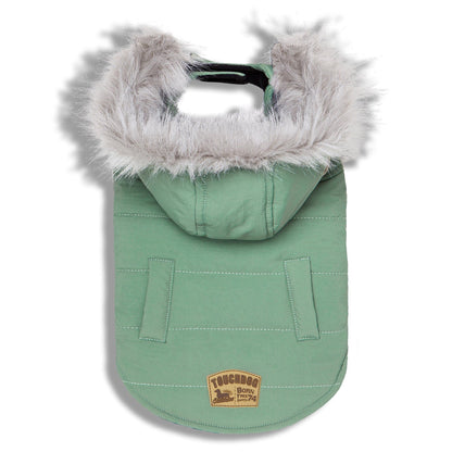 Touchdog Duck-Down Parka Dog Coat