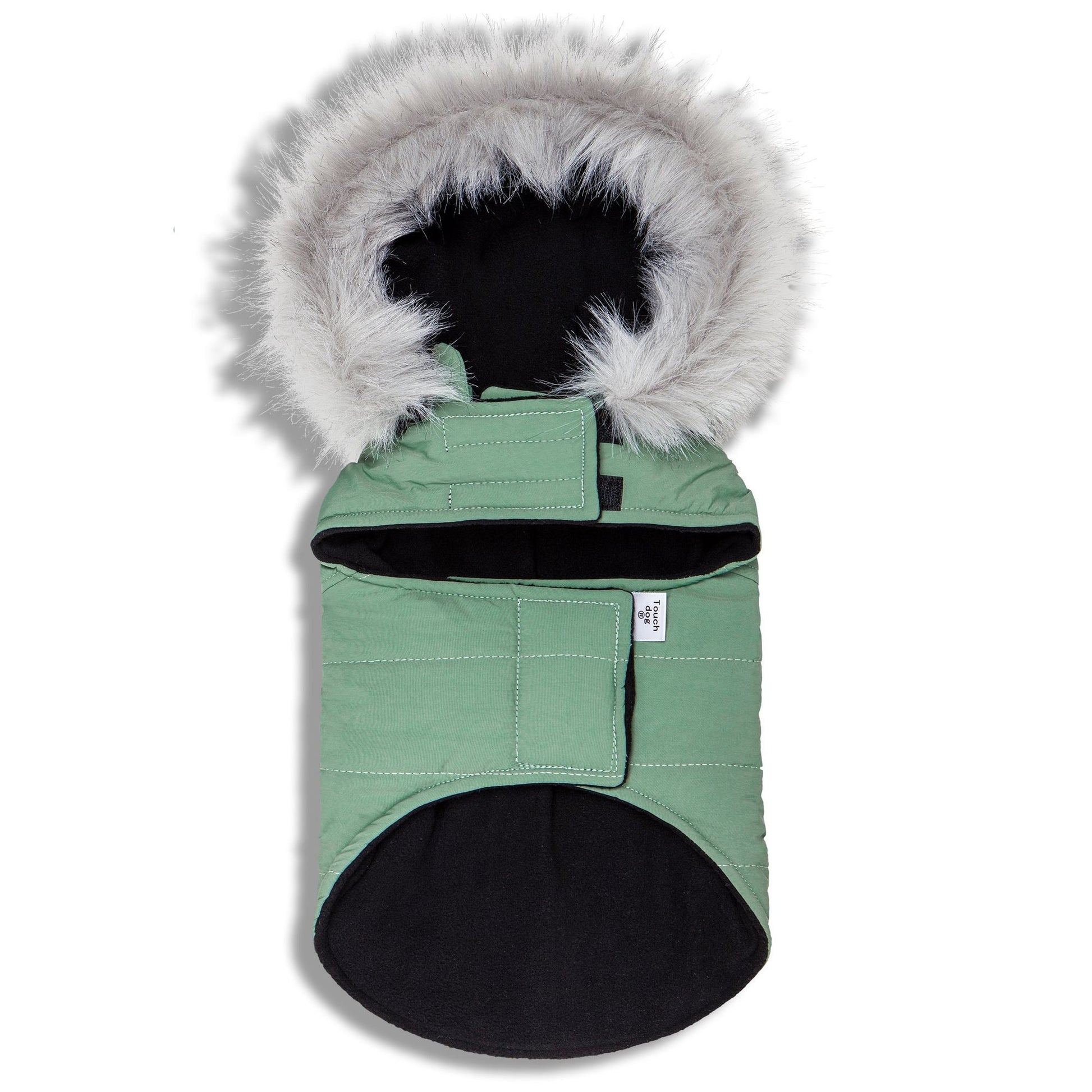 Touchdog Duck-Down Parka Dog Coat