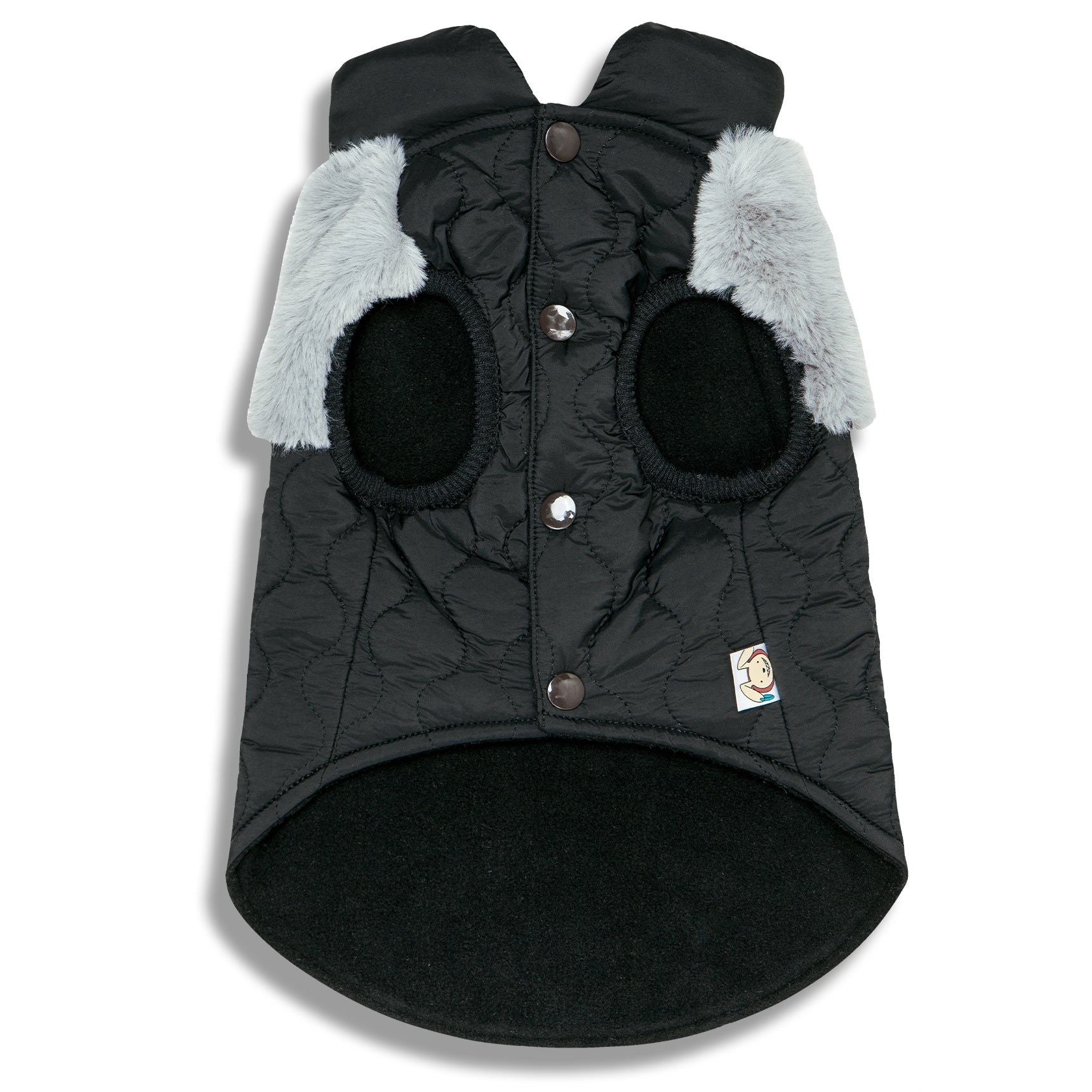 Fur and Fleece Fashion Dog Jacket