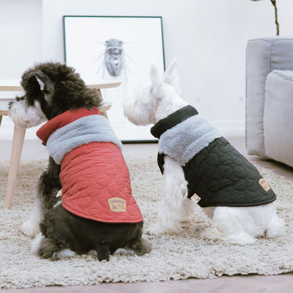 Fur and Fleece Fashion Dog Jacket