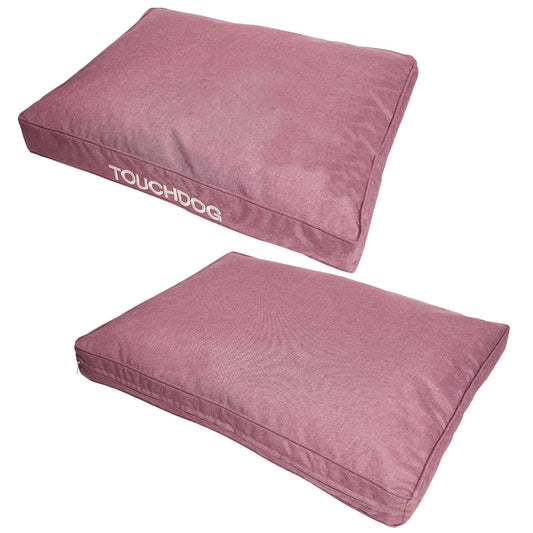 Touchdog Water-Resistant Premium Rectangular Raised Dog Mat