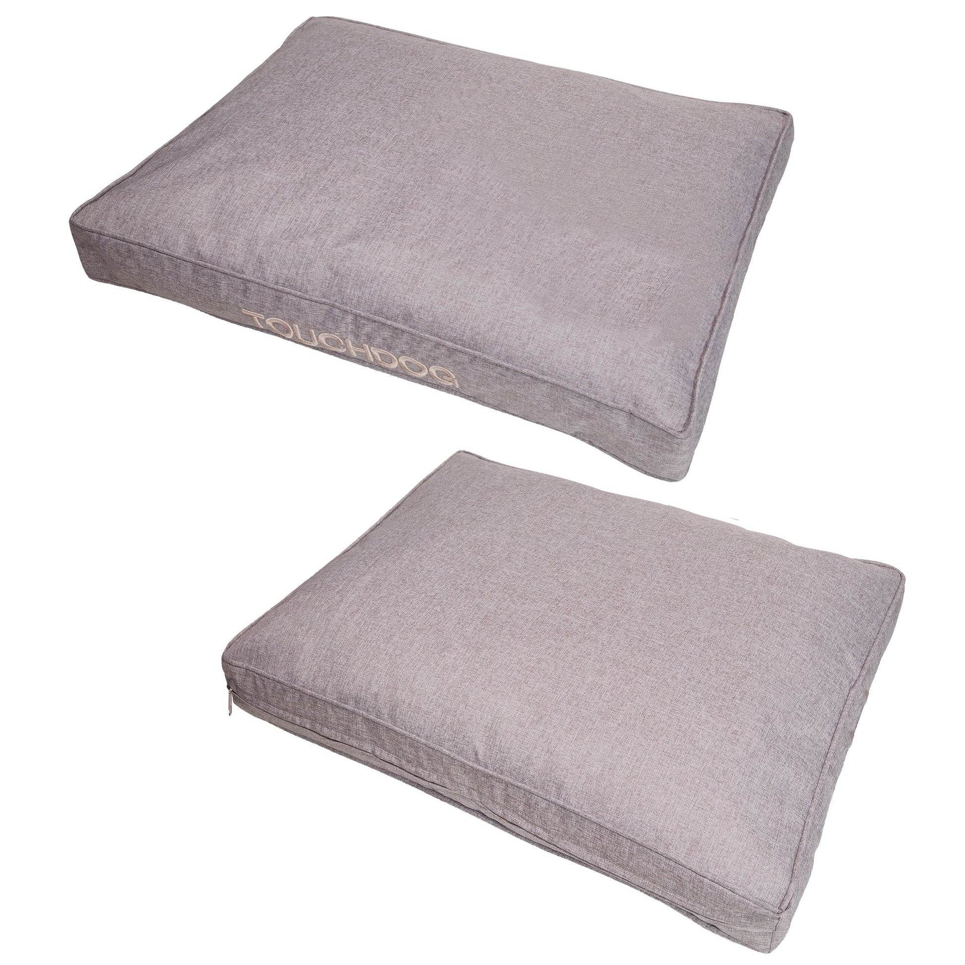 Touchdog Water-Resistant Premium Rectangular Raised Dog Mat