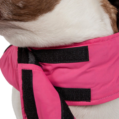 Touchdog Lightening-Shield Waterproof 2-in-1 Convertible Dog Jacket