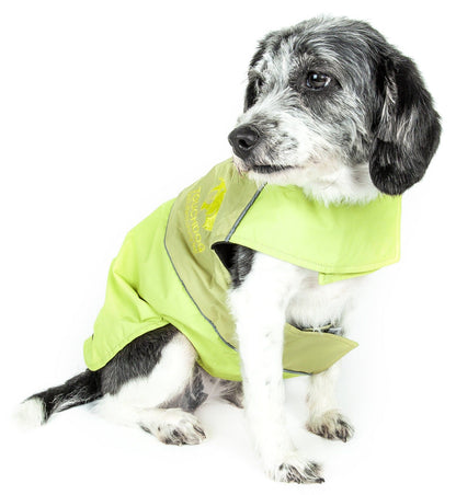 Touchdog Lightening-Shield Waterproof 2-in-1 Convertible Dog Jacket