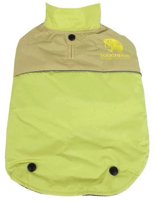 Touchdog Lightening-Shield Waterproof 2-in-1 Convertible Dog Jacket