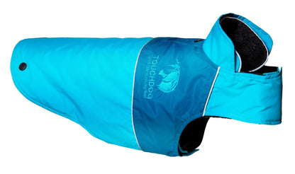 Touchdog Lightening-Shield Waterproof 2-in-1 Convertible Dog Jacket
