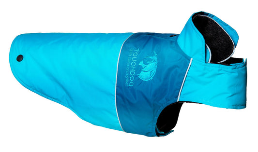 Touchdog Lightening-Shield Waterproof 2-in-1 Convertible Dog Jacket