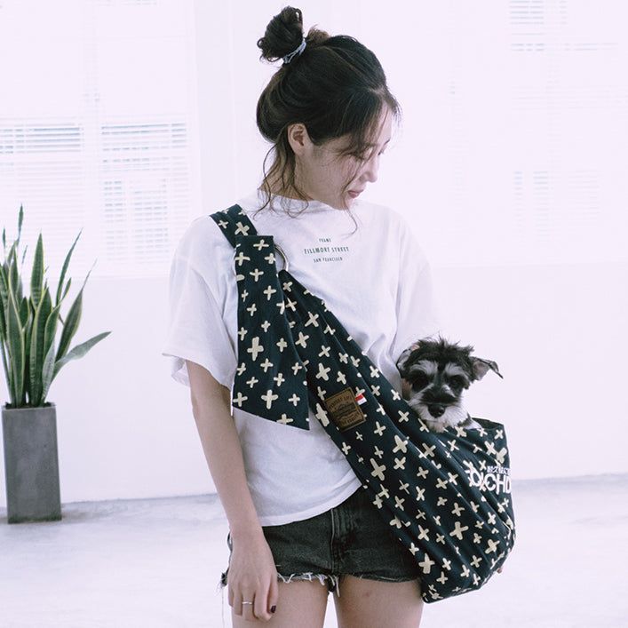 Touchdog Over-the-Shoulder Travel Sling Pet Carrier