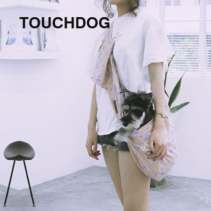 Touchdog Over-the-Shoulder Travel Sling Pet Carrier
