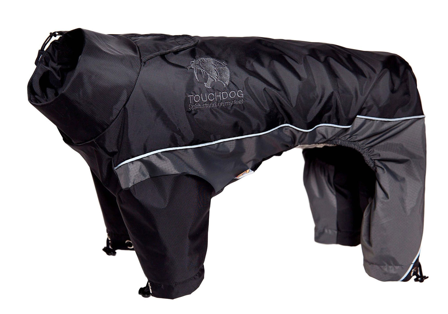 Quantum-Ice Full-Bodied Adjustable and 3M Reflective Dog Jacket