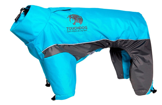Touchdog Quantum-Ice Full-Bodied Adjustable and 3M Reflective Dog Jacket