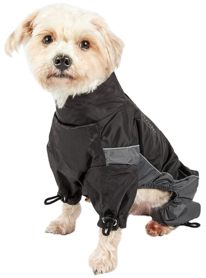 Quantum-Ice Full-Bodied Adjustable and 3M Reflective Dog Jacket