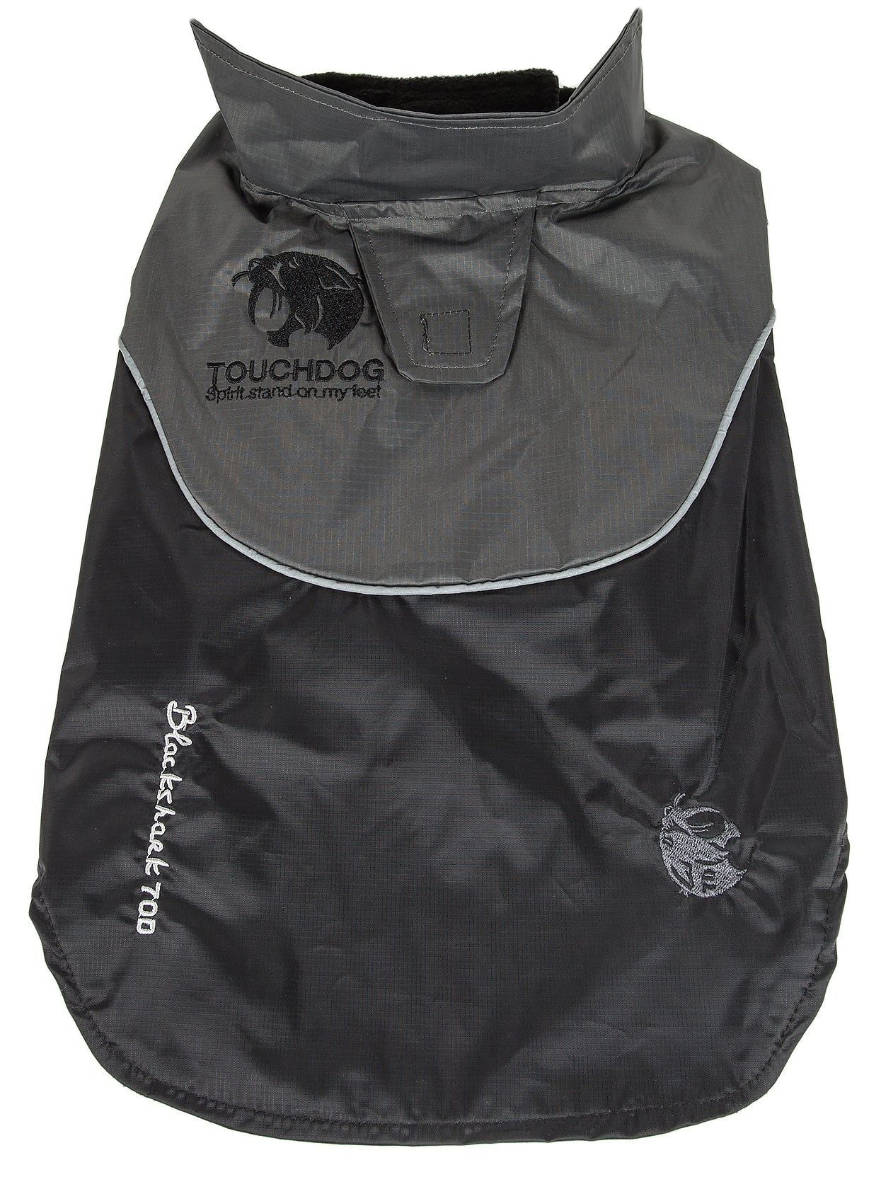 Touchdog Subzero-Storm Waterproof 3M Reflective Dog Coat with Blackshark