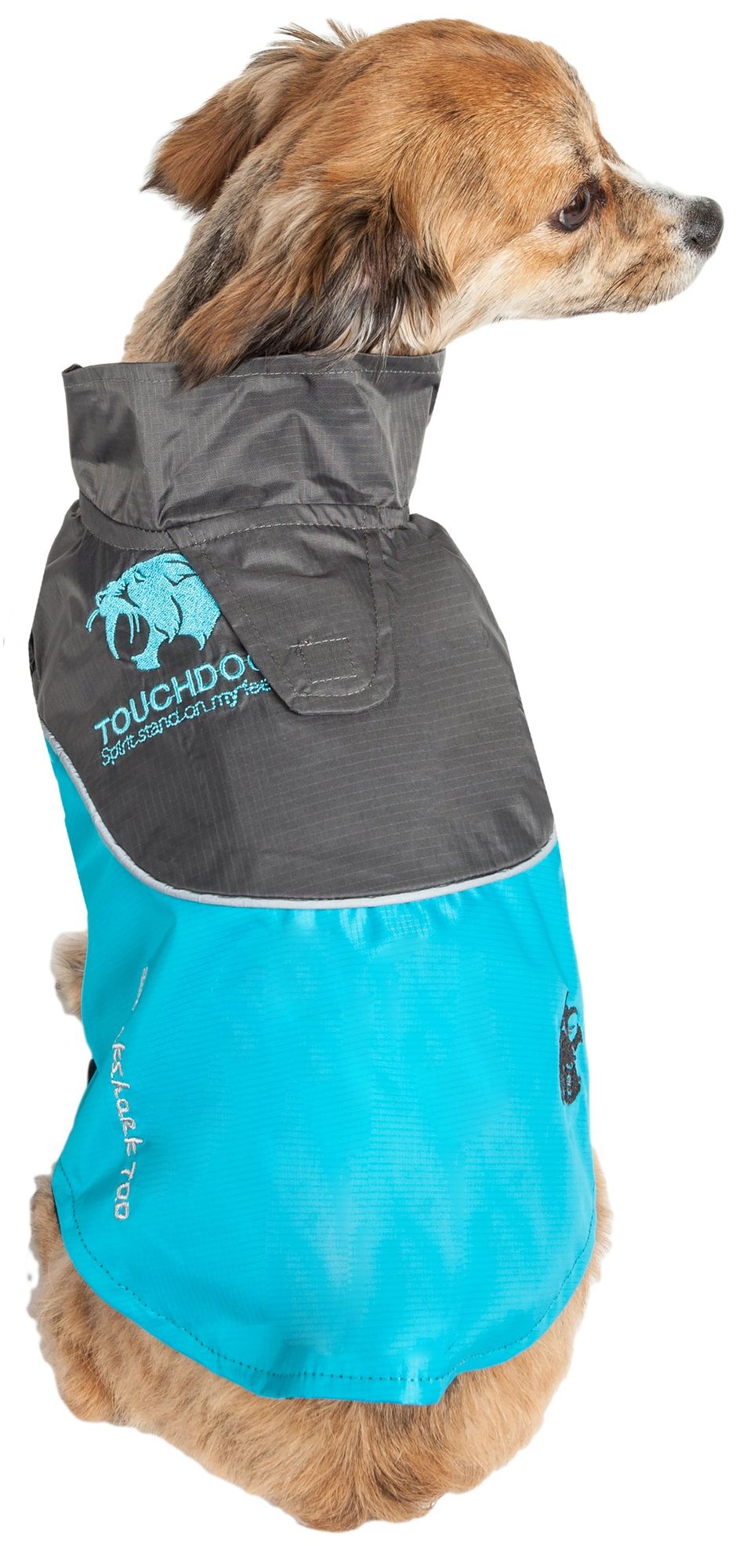 Touchdog Subzero-Storm Waterproof 3M Reflective Dog Coat with Blackshark