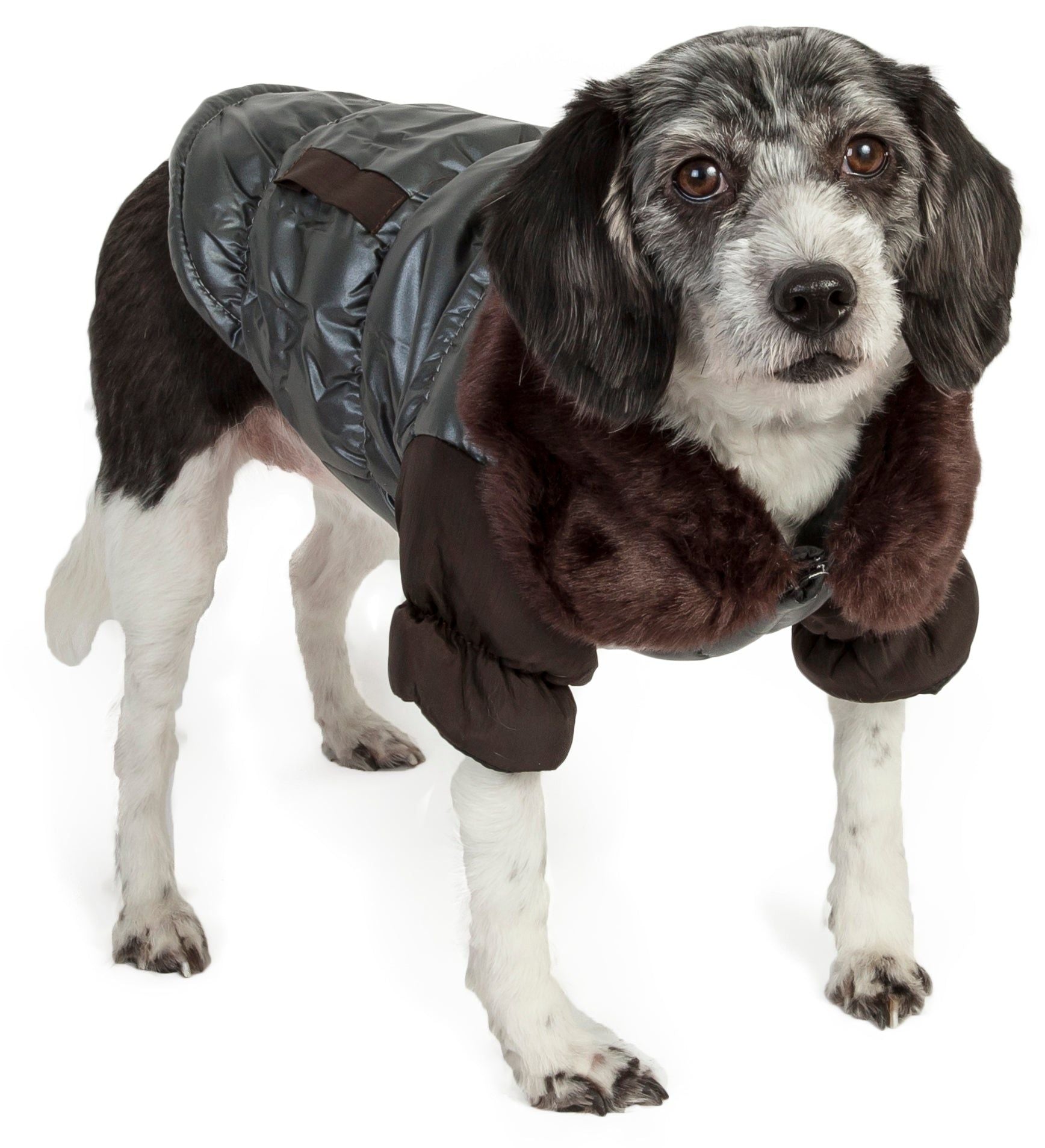 Ultra Fur Metallic Pet Jacket