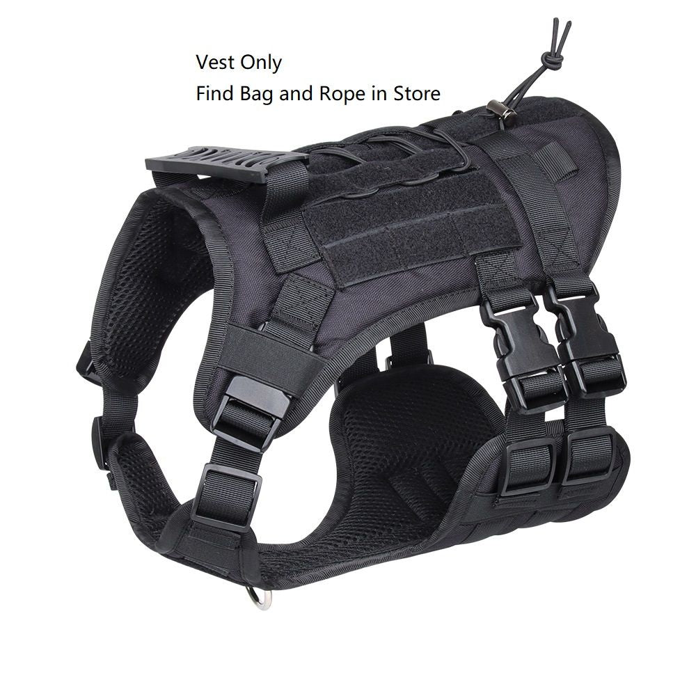 Universal Outdoor Dog Harness with Pet Leash and Snap Shackle