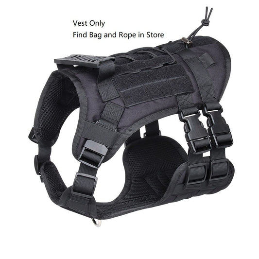 Universal Outdoor Dog Harness with Pet Leash and Snap Shackle