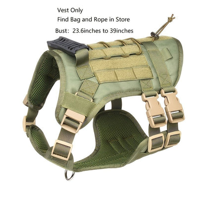 Universal Outdoor Dog Harness with Pet Leash and Snap Shackle