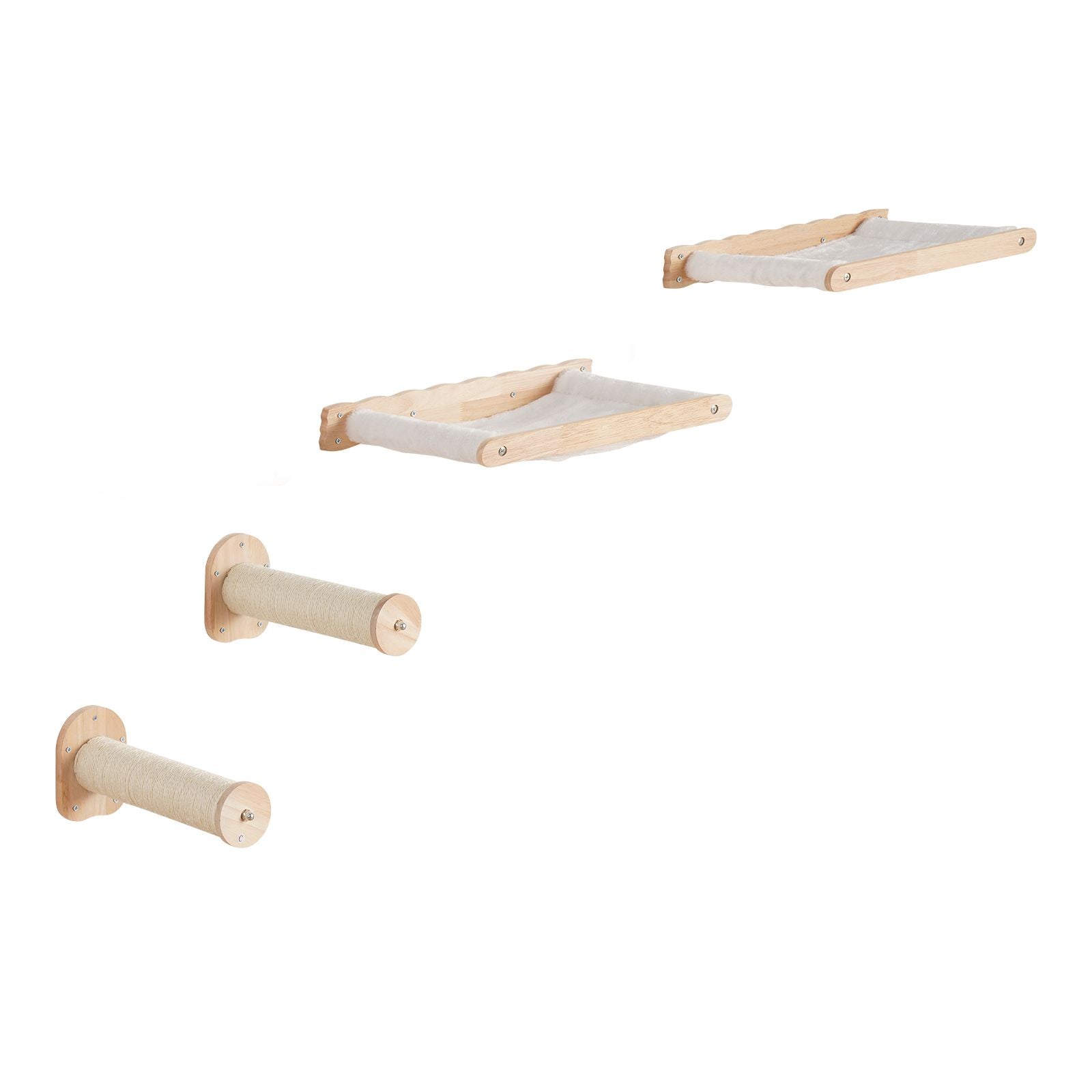 Wall Mounted Cat Shelves, Cat Wall Shelves and Perches with Jumping