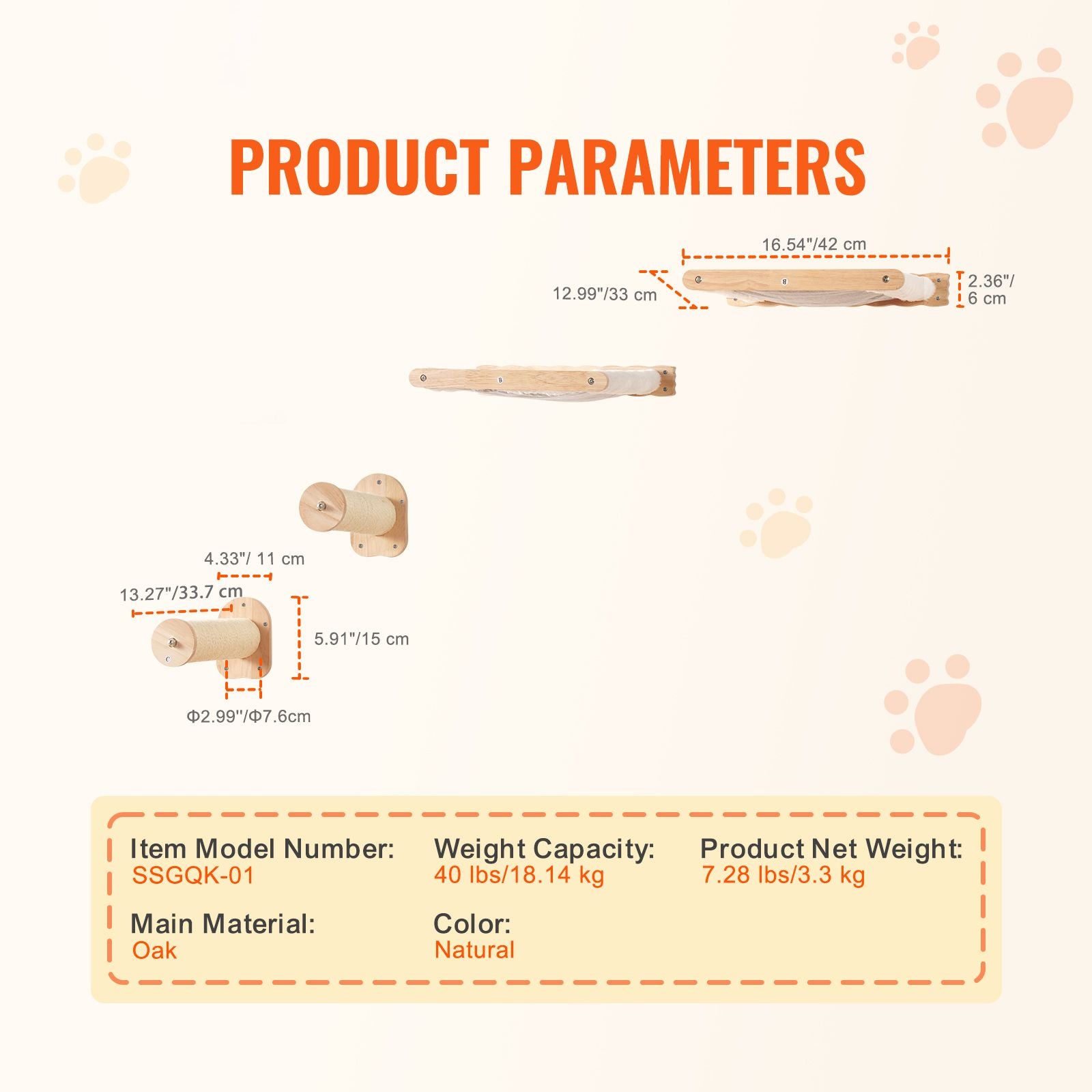 Wall Mounted Cat Shelves, Cat Wall Shelves and Perches with Jumping
