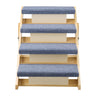 VEVOR Wood Pet Stairs, 4-Step Dog Stairs for Beds, Sofa & Cars, 150lbs