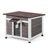 Wooden Cat House with Easy to Clean and Waterproof Protection