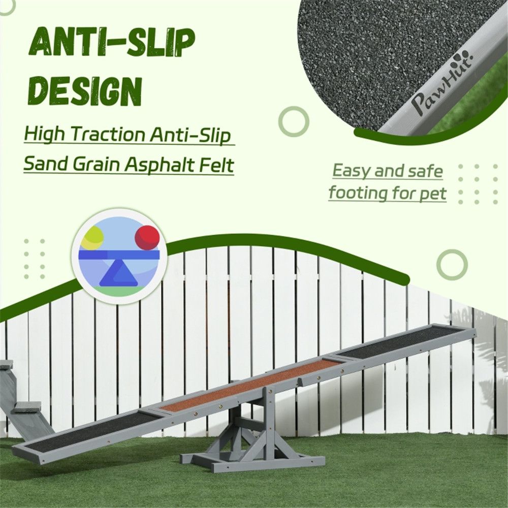 Wooden Dog Agility Seesaw ( Amazon Shipping)(Prohibited By WalMart
