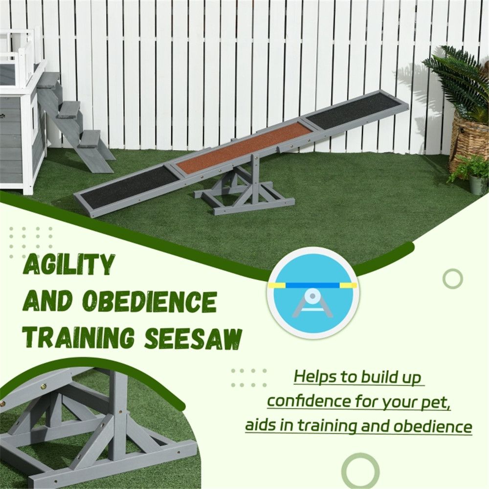 Wooden Dog Agility Seesaw ( Amazon Shipping)(Prohibited By WalMart