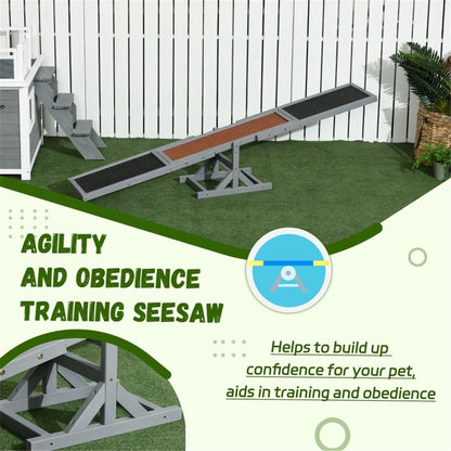 Wooden Dog Agility Seesaw ( Amazon Shipping)(Prohibited By WalMart