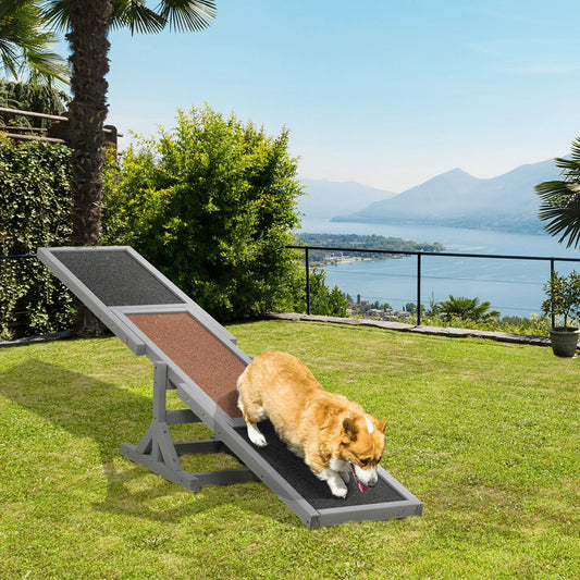 Wooden Dog Agility Seesaw for Dog Training Exercise, 71 W X 12" H