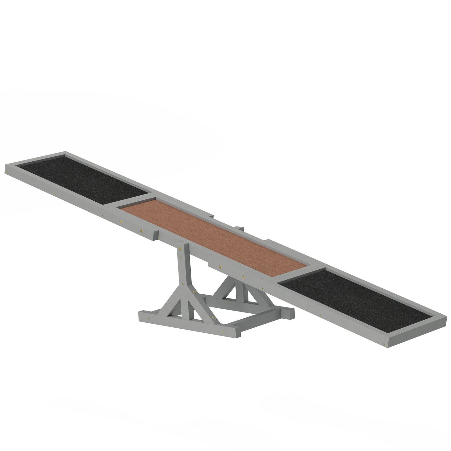 Wooden Dog Agility Seesaw for Dog Training Exercise, 71 W X 12" H